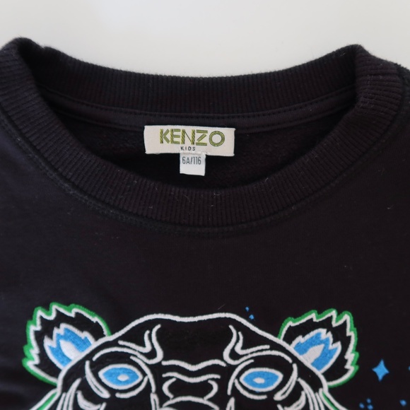 Kenzo Embroidered Sweatshirt Boys Size 6 - Picture 4 of 4